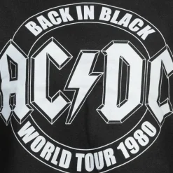 ACDC Tour Mujer Sudadera crop POLCS009BLK
