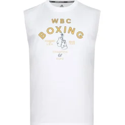 adidas Boxing Hombre Camiseta sin mangas ADIWBCT03_CA blanco