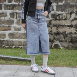 adidas Originals x KSENIA SCHNAIDER Mujer Pantalones vaqueros Falda IW5665