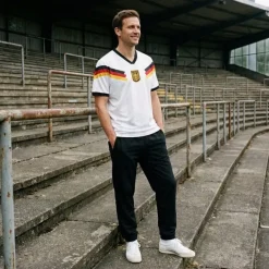 Alemania "Retro History" JELEX Hombre Camiseta de primera equipación