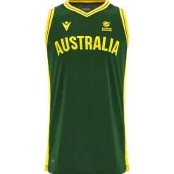 Australia Balón de baloncesto macron Hombre Camiseta de primera equipación 58560593