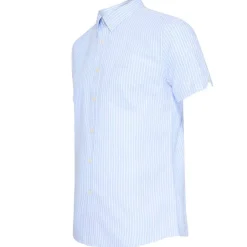 BEN SHERMAN Casual Hombre Camisa de manga corta 1012799-AZUL