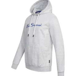 BEN SHERMAN Casual Hombre Sudadera con capucha 0067810G-GRIS MARLA