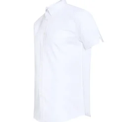 BEN SHERMAN Casual Hombre Camisa de manga corta 1012798-BLANCO