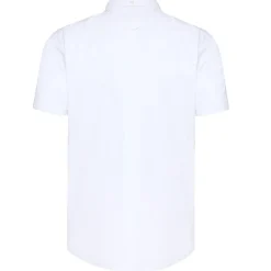 BEN SHERMAN Casual Hombre Camisa de manga corta 1012798-BLANCO