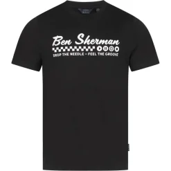 BEN SHERMAN Feel the Groove Hombre Camiseta 1012965-NEGRO