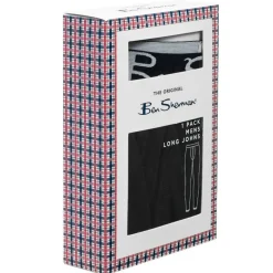 BEN SHERMAN Long John Hombre Calzoncillos largos U5-1360-BS-NEGRO