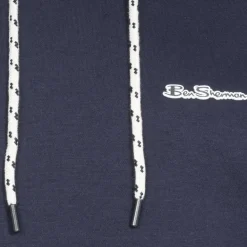 BEN SHERMAN Raised Rubber Hombre Sudadera con capucha 0072157GP-MARINO OSCURO