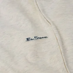 BEN SHERMAN Rubberised Logo Hombre Pantalones de chándal 0066977E-ECRU