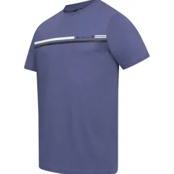 BEN SHERMAN Seasonal Stripe Hombre Camiseta 1012607N-RIVIERABLUE