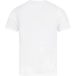 BEN SHERMAN Small Logo Hombre Camiseta 0076266-BLANCO