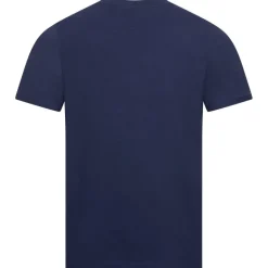 BEN SHERMAN Small Logo Hombre Camiseta 0076266-CREÚSCULO DENIM