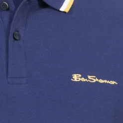 BEN SHERMAN Twin Tipped Hombre Polo 0076270NR-CrepúsculoDenim