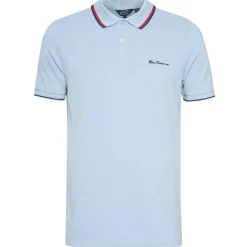 BEN SHERMAN Twin Tipped Hombre Polo 0076270-ICEBLUE