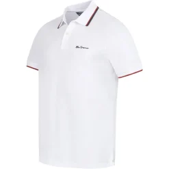 BEN SHERMAN Twin Tipped Hombre Polo 0076270N-BLANCO
