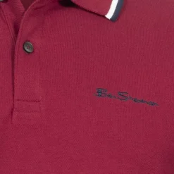 BEN SHERMAN Twin Tipped Hombre Polo 0076270NR-ROJO