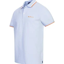 BEN SHERMAN Twin Tipped Hombre Polo 0076270N-PALEBLUE