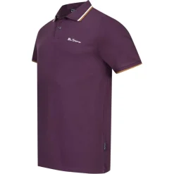 BEN SHERMAN Twin Tipped Hombre Polo 0076270-CIRUELA