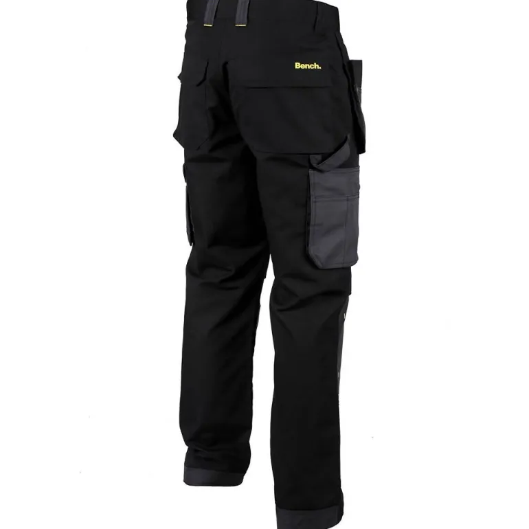 Bench Workwear Boston Cordura Hombre Pantalón de trabajo BNCH 015-Negro/Gris