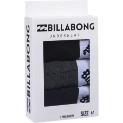Billabong Hombre Calzoncillos bóxer Pack de 3 BG-04