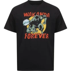 Black Panther Marvel Forever Hombre Camiseta FBMTS717BLK