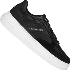 Calvin Klein Jeans Chunky Cupsole 1 Mujer Sneakers de piel YW0YW00510BDS