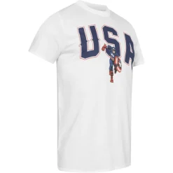 Capitán América MARVEL USA Hombre Camiseta FBMTS778WHT