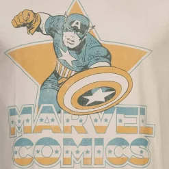 Captain America Marvel Hombre Camiseta FBMTS762SND
