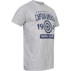 Captain America MARVEL Property Hombre Camiseta FBMTS657HGY
