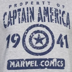 Captain America MARVEL Property Hombre Camiseta FBMTS657HGY