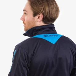 Chándal Givova Tuta Visa azul marino / turquesa