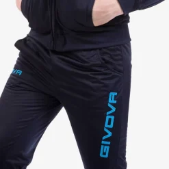 Chándal Givova Tuta Visa azul marino / turquesa