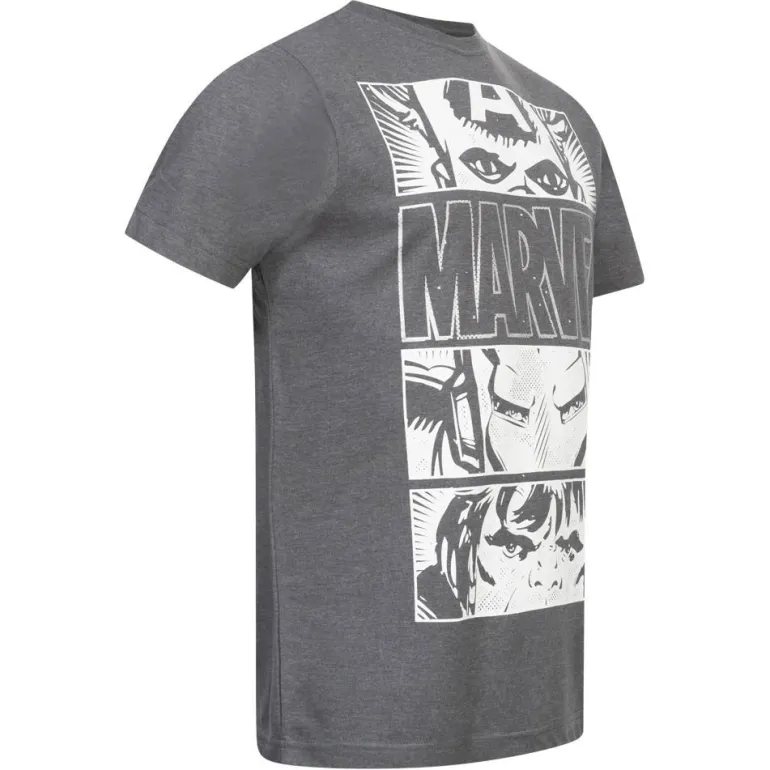 CÓMICS DE MARVEL Core Logo Hombre Camiseta FBMTS095DKH
