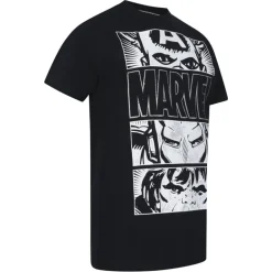 CÓMICS DE MARVEL Core Logo Hombre Camiseta FBMTS095BLK