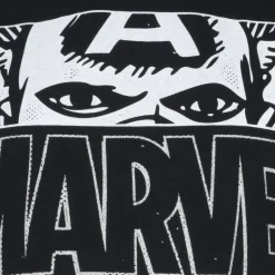 CÓMICS DE MARVEL Core Logo Hombre Camiseta FBMTS095BLK