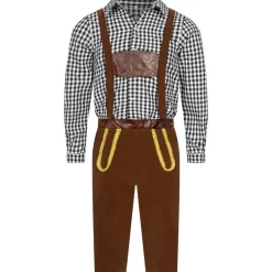 Conjunto de traje tradicional Hombre Disfraz de Oktoberfest MIESEPETER® negro