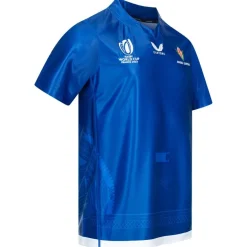 Copa Mundial de Rugby de Samoa CASTORE Hombre Camiseta de primera equipación TM3340-AZUL