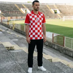 Croacia "Retro History" JELEX Hombre Camiseta