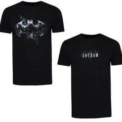 DC COMICS Batman Duo Pack Hombre Camiseta Pack de 2 CDMPK077MUL