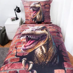 Dino 3D Sábanas Conjunto 140 x 200 cm + 70 x 90 cm 4459270077