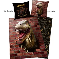 Dino 3D Sábanas Conjunto 140 x 200 cm + 70 x 90 cm 4459270077