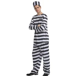 Disfraz de recluso de prisión 