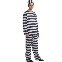 Disfraz de recluso de prisión 