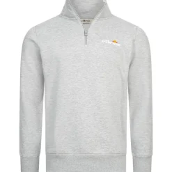 ellesse Benevento Hombre 1/4-Cremallera Sudadera SOP23856-Gris