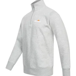 ellesse Benevento Hombre 1/4-Cremallera Sudadera SOP23856-Gris