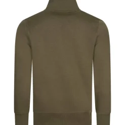 ellesse Benevento Hombre 1/4-Cremallera Sudadera SOP23856-Caqui