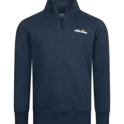 ellesse Benevento Hombre 1/4-Cremallera Sudadera SOP23856-Marino