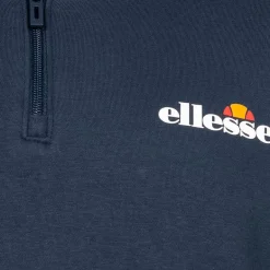 ellesse Benevento Hombre 1/4-Cremallera Sudadera SOP23856-Marino