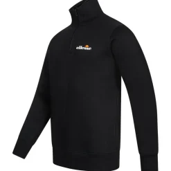 ellesse Benevento Hombre Cremallera de 1/4 Sudadera SOP23856-Negro