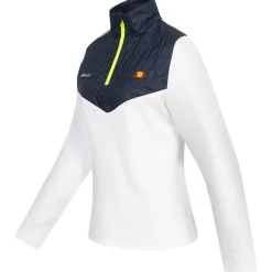 ellesse Delia 1/2 Zip Mujer Golf Camiseta de manga larga SFP16035-908